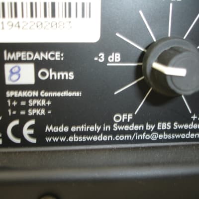 EBS Evolution Neoline Pro 112 1x12 + 2" 300-Watt 8-Ohm Bass Cab image 8