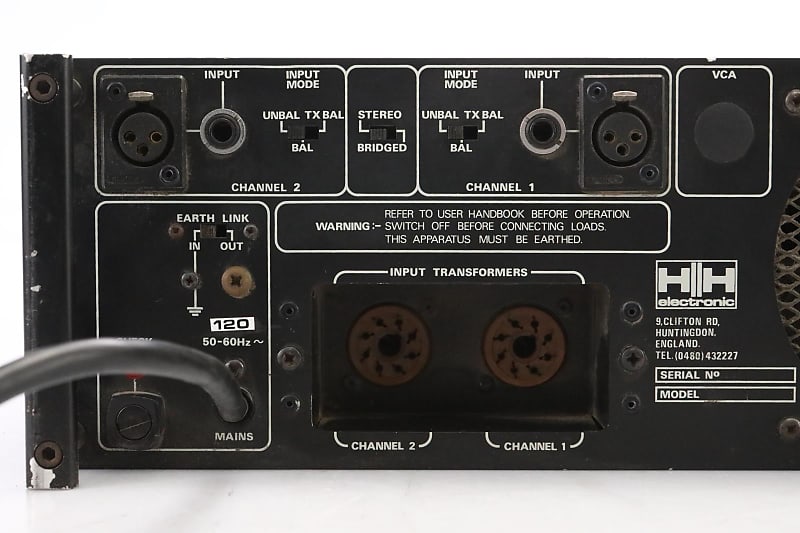 HH electronic パワーアンプ VX-200 MOS-FET HH Electronic VX-200 Mosfet studio power amp amplifier