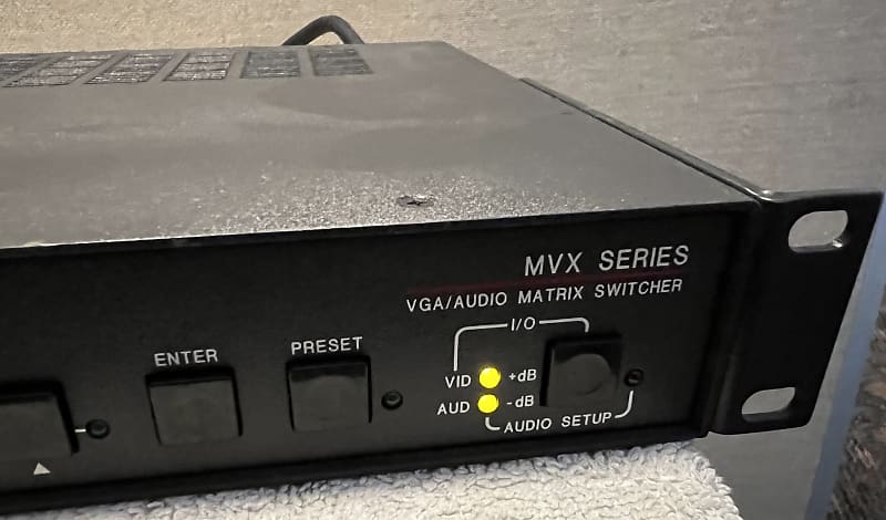 Extron  Extron MVX 44 VGA A Audio/4x4 VGA and Stereo Matrix Switcher w/ Rack Ears image 1