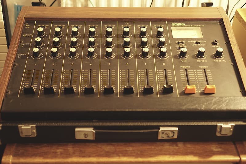 Yamaha PM - 210 8 Channel Mixer (1980's) | Reverb