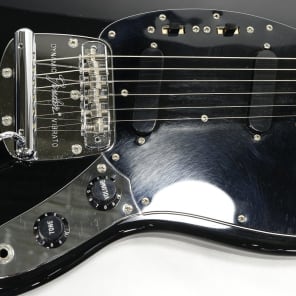 Fender Japan Mustang MG77 Black | Reverb