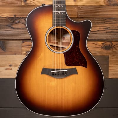 Taylor 314CE-LTD-TS-QS Grand Auditorium LTD - Cutaway, Electronics, Torrified Sitka Spruce Top, Quilted Sapele b/s, Sunburst (#1206221053) image 2