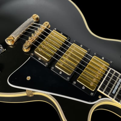 1989 Gibson Les Paul Custom 35th Anniversary Limited Edition w 3 Pickups ~ Ebony image 5