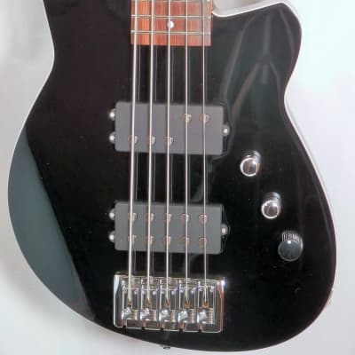 Reverend Mercalli 5 Midnight Black 5-string electric bass image 4