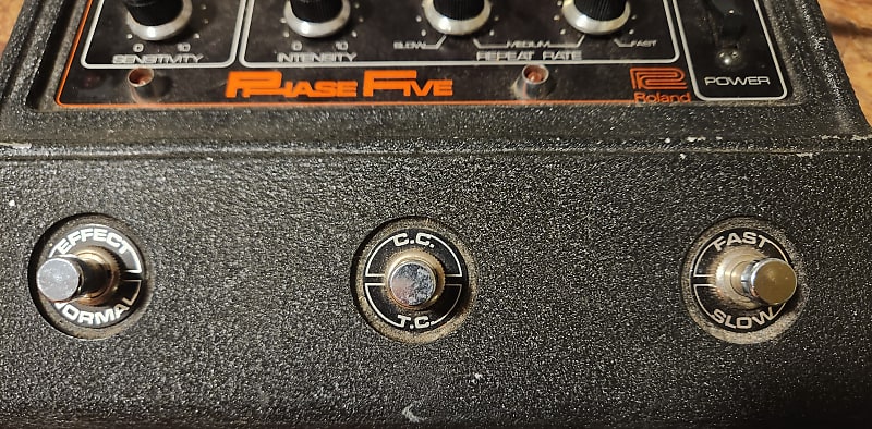 Roland PHASE FIVE AP-5 ヴィンテージ　ビンテージ Vintage Roland AP-5 Phase Five Pedal 1970s Japan | Reverb