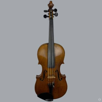 Antique Violin from Klingenthal, Germany - Labeled: J. N. Le Clerc - c. 1800 - LOB: 356 mm image 11