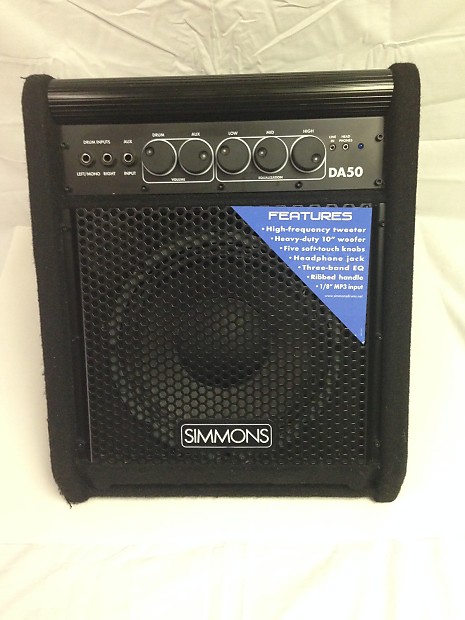 Simmons DA50 Electronic Drum set Monitor Drum Reverb Canada