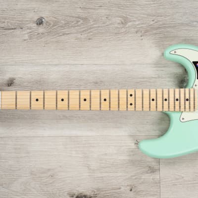 Fender American Performer Stratocaster HSS Guitar, Maple, Satin Surf Green image 6