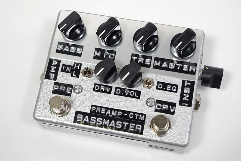 Shin's Music Bass Master Preamp Custom(IN H/L SW+D.EQ SW) 2023 - Silver  Hammer