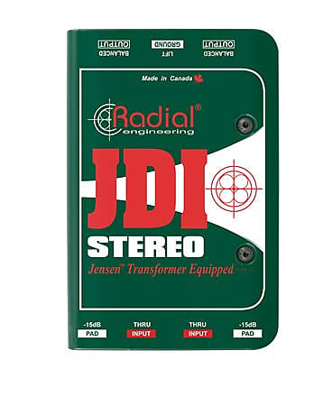 Radial JDI Stereo Passive DI Direct Box image 1