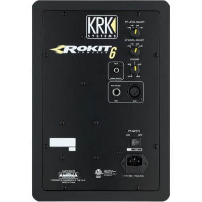 KRK KRK Rokit 6 G3 Studio Monitor Speaker Bundle with Two Monitors, XLR Cables image 4