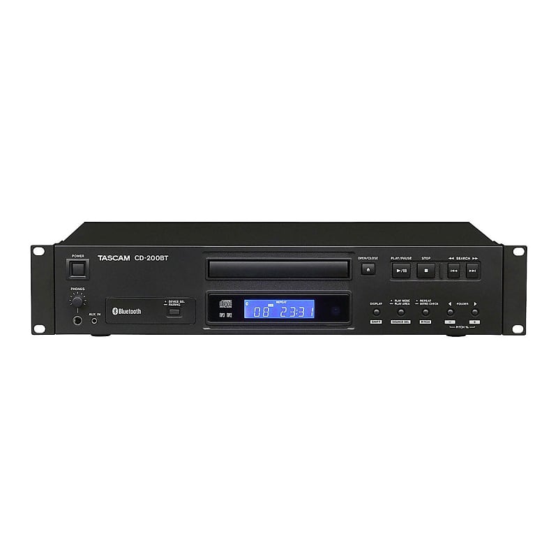 TASCAM CD-200BT Rack Mount CD Player With Bluetooth image 1