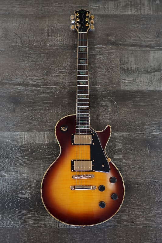 Aio Wolf Wlp 750t Electric Guitar - Brown Sunburst 