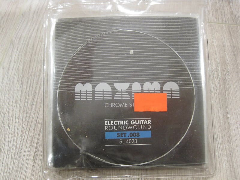 Maxima SL 4028 Chrome Round Wound Super Light 8-38 Electric Guitar Strings SL4028 Set.008 image 1
