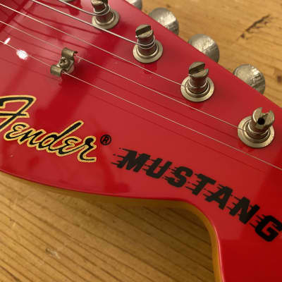 Fender Japan Mustang '69 Reissue MIJ 2010 Rare Fiesta Red Finish w/ Matching Headstock image 9