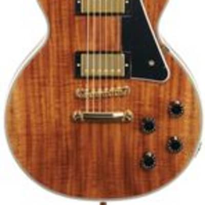 Epiphone Les Paul Custom Koa Guitar Natural image 1