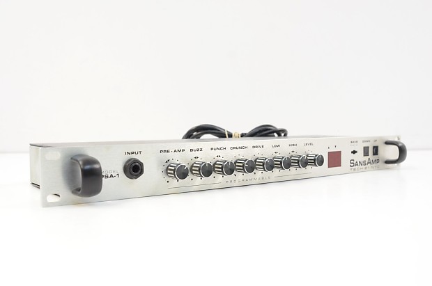 【限定版】 SansAmp Psa-1 ラックシステム Tech 21 SansAmp Model PSA-1 Preamp Rackmount w/ Power cable