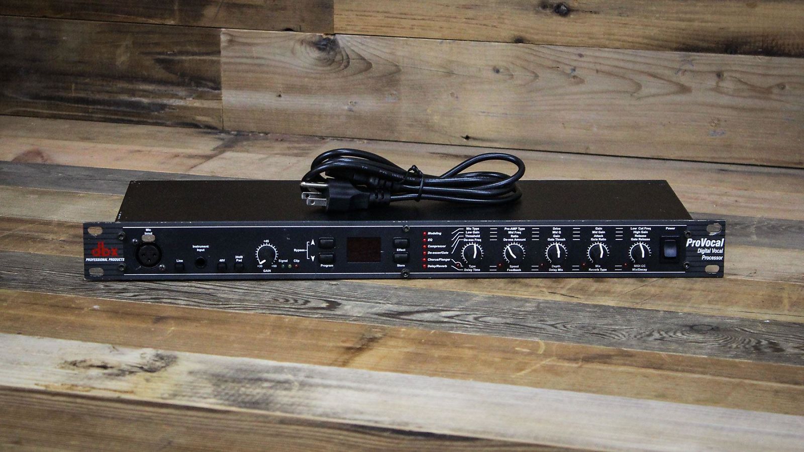 dbx ProVocal Digital Vocal Processor Reverb