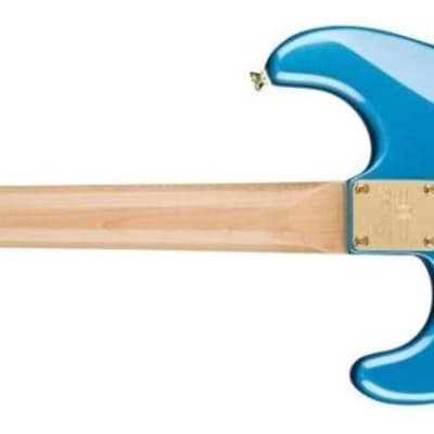 Squier by Fender 40th Anniversary Stratocaster Gold Edition Lake Placid Blue image 4