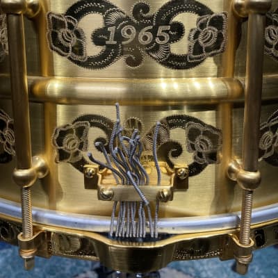 Ludwig - 14x7" Ludwig 100th Anniversary, Gold Triumphal Reissue, Snare Drum 2009 MINT!! image 12