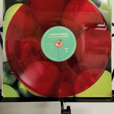 Used Donte Thomas – how you like them APPLES?-LP, Limited Edition, Apple Red image 3