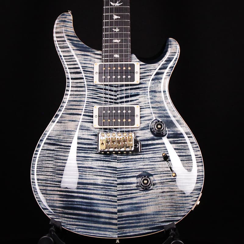 PRS Custom 24 10 Top Faded Whale Blue 2024 (0378057) image 1