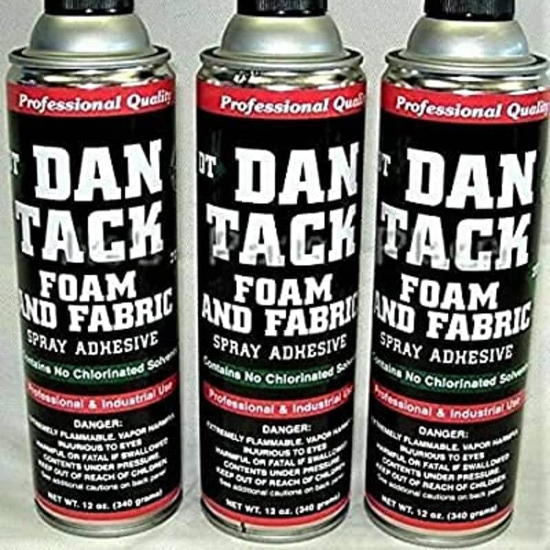 Dan Tack Professional Quality Foam & Fabric Spray Glue / Adhesive Big Can 12 oz supplier_onlinepromusic