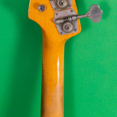 Fender Precision Bass Rare Slab Body John Entwistle 1966 White image 7