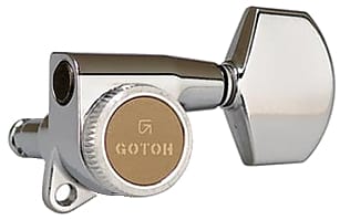 GOTOH - SG381 C 01 MG-T - Set Meccaniche L3+R3 Autobloccanti per chitarra elettrica/acustica - Cromate image 1