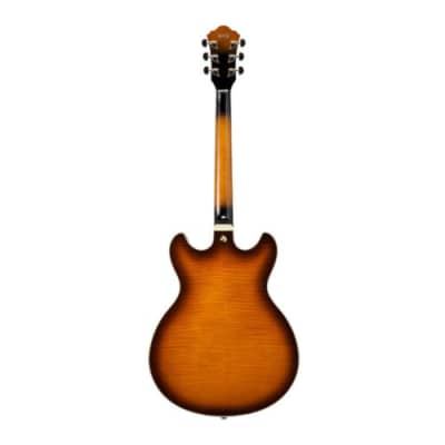 Ibanez AS93FM AS Artcore Expressionist 6 String Electric Guitar (Right Hand, Violin Sunburst) with Semi-Hollow Body image 11