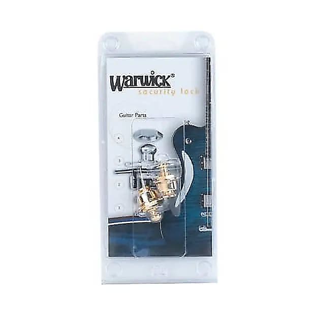 Warwick SSecurity Strap Lock Gold Finish As used on Reverb