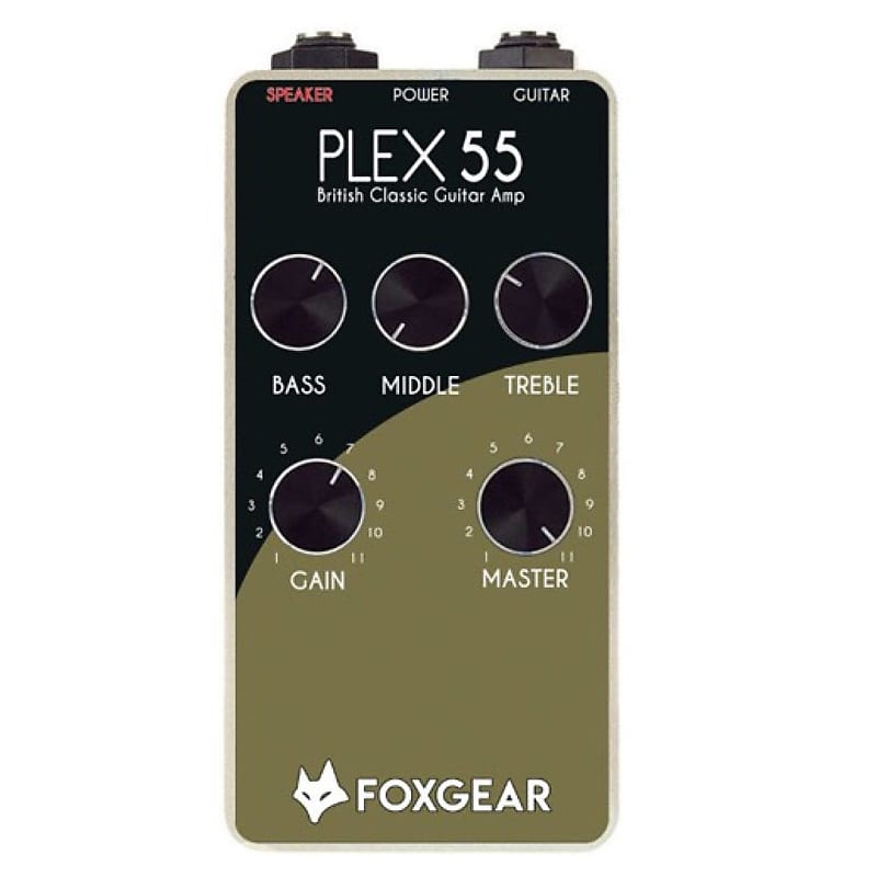 Foxgear PLEX 55 Mini Amp 55W rms British Amp Tone Pedal image 1