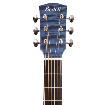 Bedell Seed to Song Parlor Acoustic Guitar - Quilt Maple and Adirondack Spruce - Sapphire - CHUCKSCLUSIVE - #822004 image 5