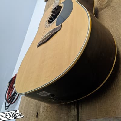 Unbranded Dreadnought Acoustic Guitar Natural image 7