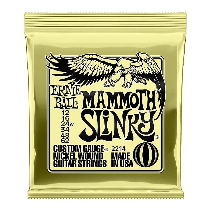 Ernie Ball Slinky Electric Guitar Strings .012 .062 Mammoth