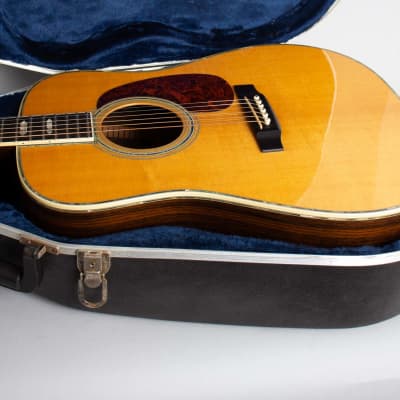 C. F. Martin  D-45 Flat Top Acoustic Guitar (1993), ser. #526357, original molded black plastic hard shell case. image 12