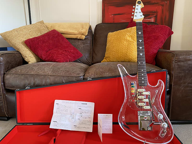 Very Rare 1990's Japanese Teisco Spectrum 5 Acrylic with