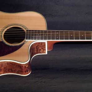 Fender CD220SCE Ash Burl Acoustic Electric Guitar Natural