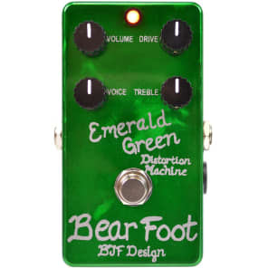 Bearfoot FX Emerald Green Distortion Machine
