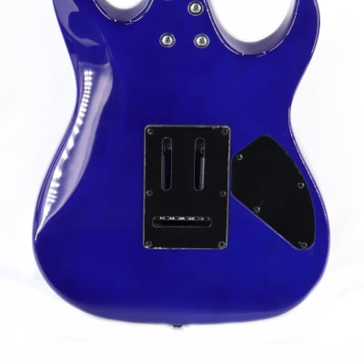 Ibanez GIO GRX70QAL Lefty Electric Guitar - Transparent Blue Burst image 2