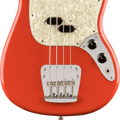 Fender  Vintera '60s Mustang Bass Fiesta Red image 1
