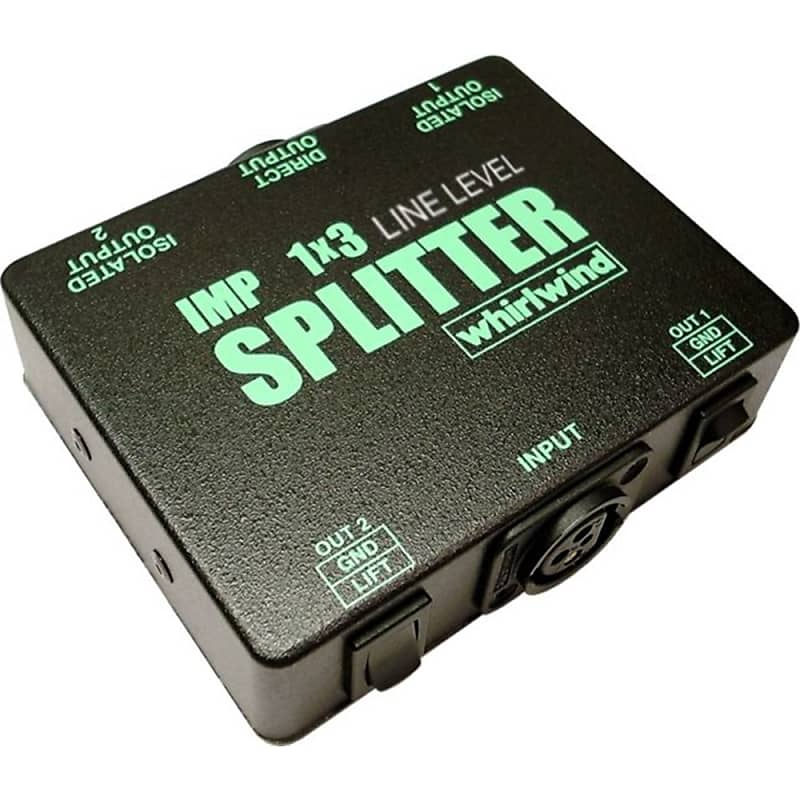 Whirlwind SP1X3LL 1-Input 3-Output XLR Line Level Splitter | Reverb