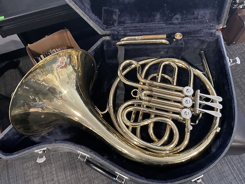 C.G. Conn French Horn Single Reverb