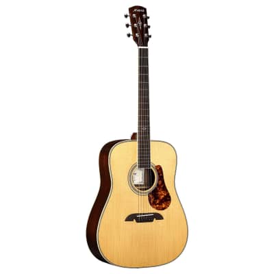 Alvarez Masterworks Series Dreadnought Acoustic-Electric Guitar - Solid AAA Sitka/Rosewood - Natural image 2