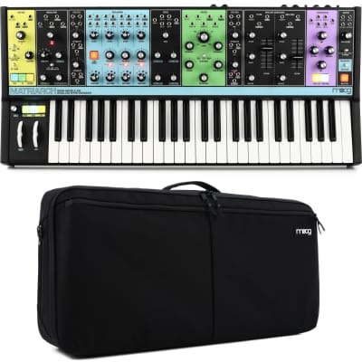 Moog Matriarch Semi-Modular Analog Synthesizer and Step Sequencer with Carry Case