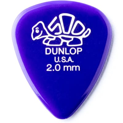 Dunlop 41P2.0 Delrin, Purple, 2.0mm,  Guitar Picks12 Piece Player's Pack image 5
