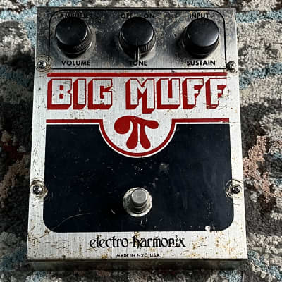 1978 Electro Harmonix Big Muff Pi V3 Vintage Fuzz Guitar Effect Pedal!G125 image 2