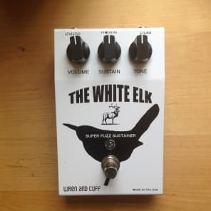 Wren and Cuff White Elk Small Foot Fuzz | Reverb