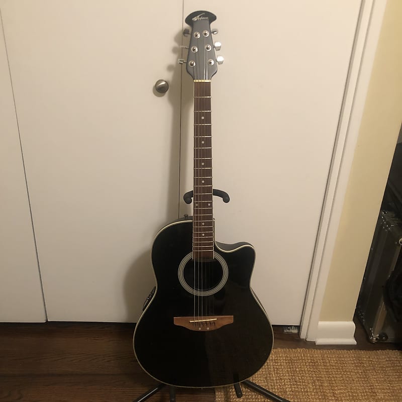 Ovation Applause AE28 with gig bag, stand, and accessories image 1
