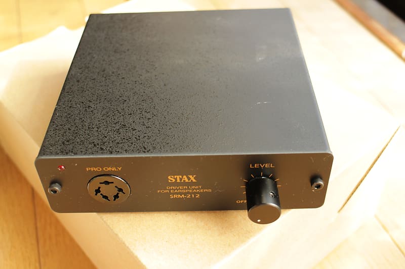 Stax SRM-212 headphone amplifier black - no power supply